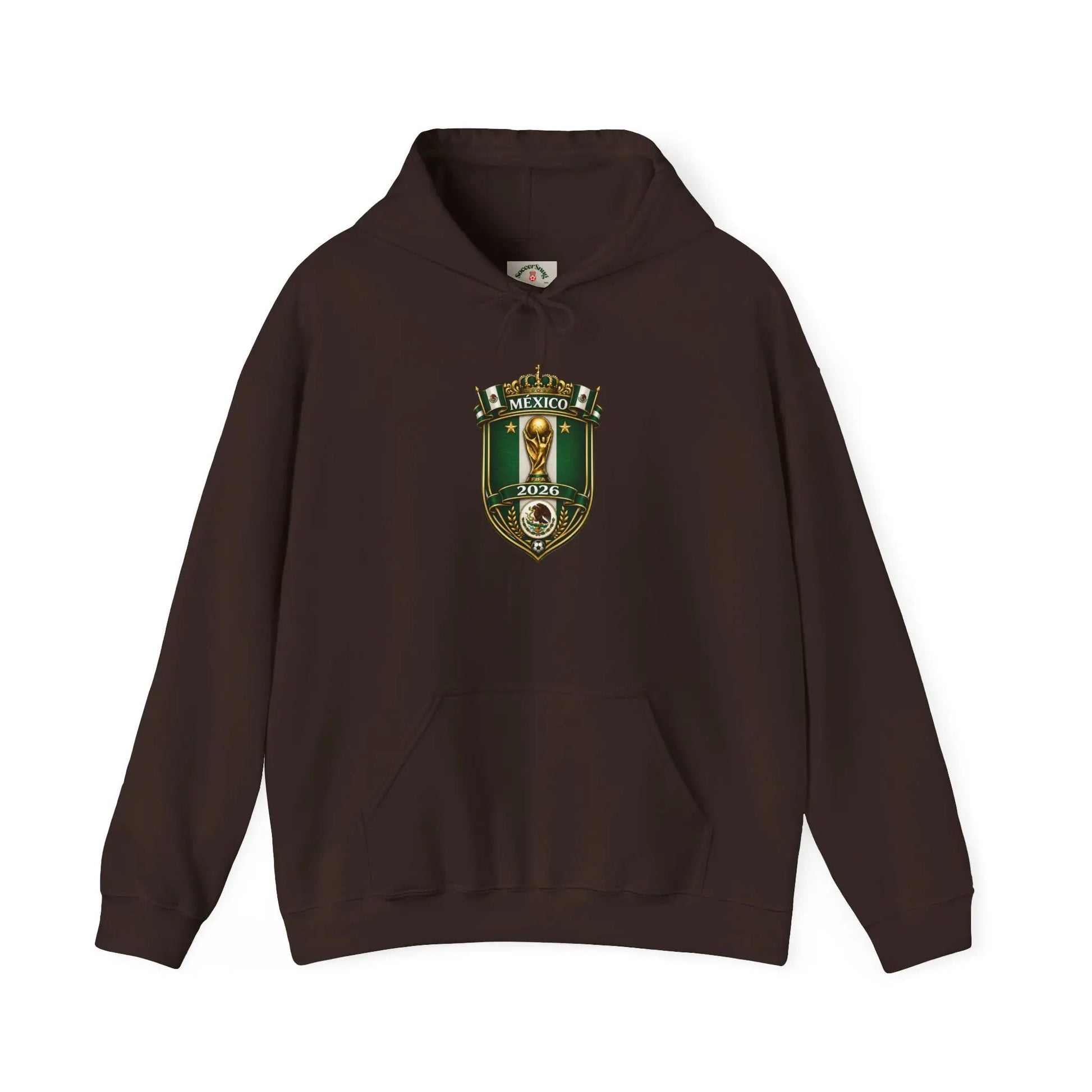 Mexico World Cup Slytherin Crest Hoodie – Hogwarts House Green Shield Pullover by Printify