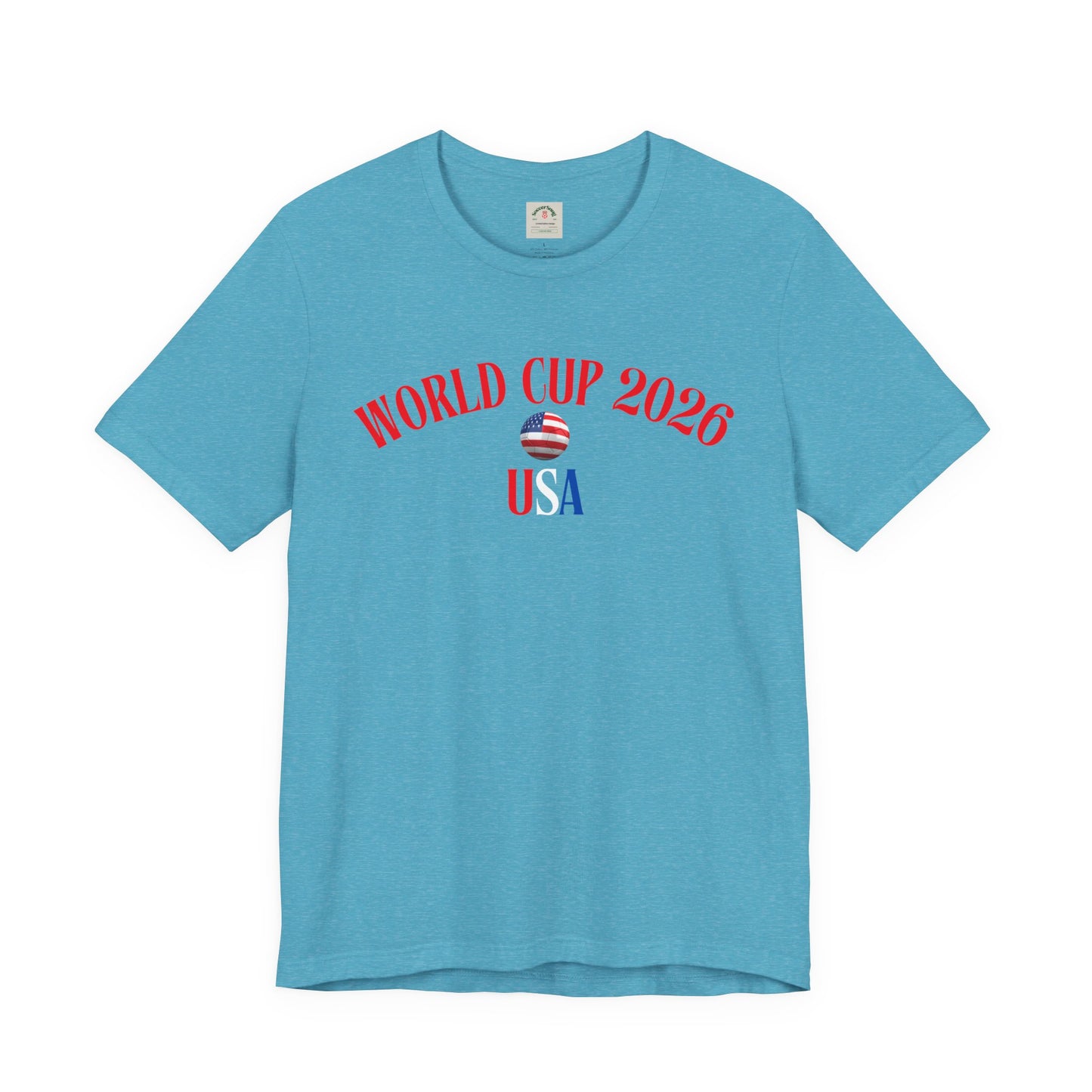 World Cup 2026 USA T-Shirt — Patriotic Soccer Tee