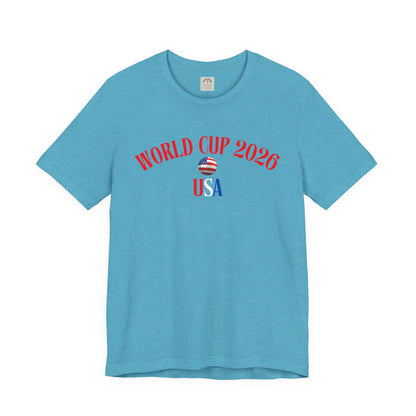 World Cup 2026 USA T-Shirt — Patriotic Soccer Tee