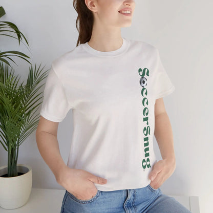 SoccerSnug Unisex Soccer Jersey Short Sleeve Tee by Printify