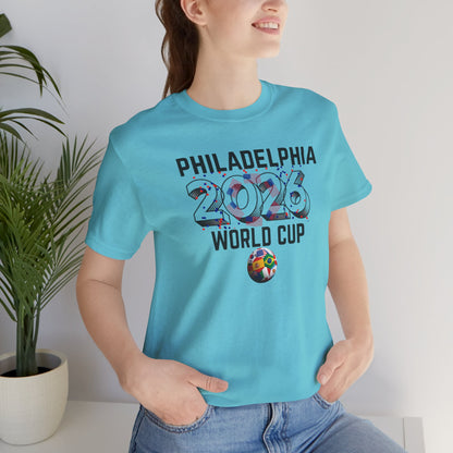 Philadelphia World Cup 2026 Unisex Streetwear Cotton Crew Tee