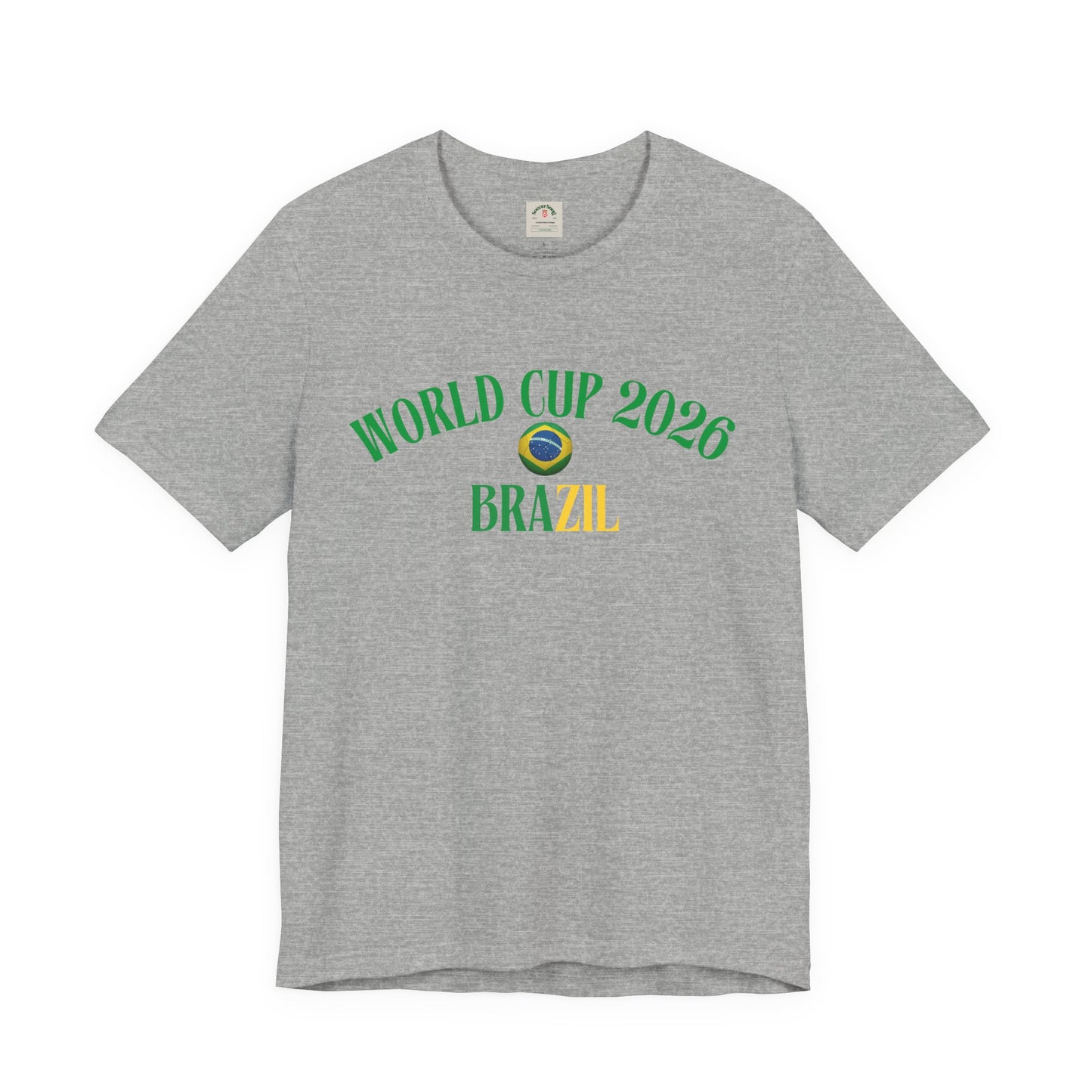 World Cup 2026 Brazil Tee – Brazil Soccer Fan T-Shirt