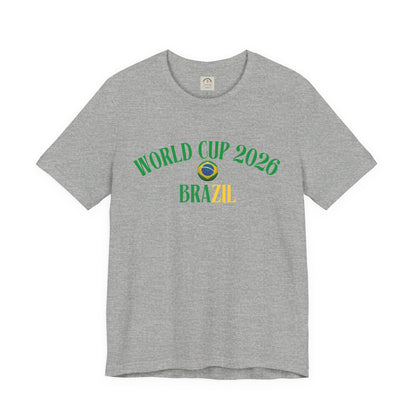 World Cup 2026 Brazil Tee – Brazil Soccer Fan T-Shirt