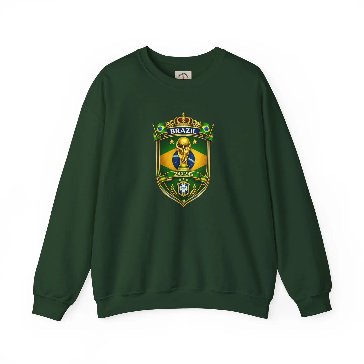 Brazil World Cup 2026 Crewneck Sweatshirt by Printify