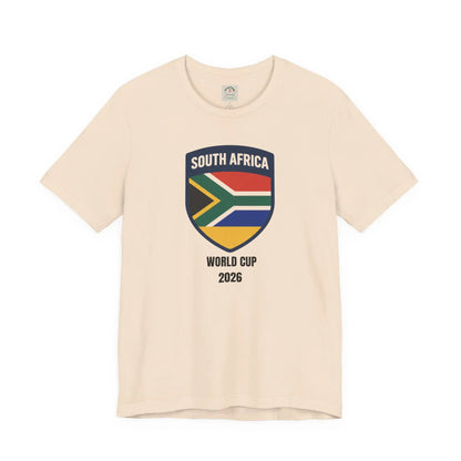 South Africa World Cup 2026 Unisex Cotton Crew Tee by Printify