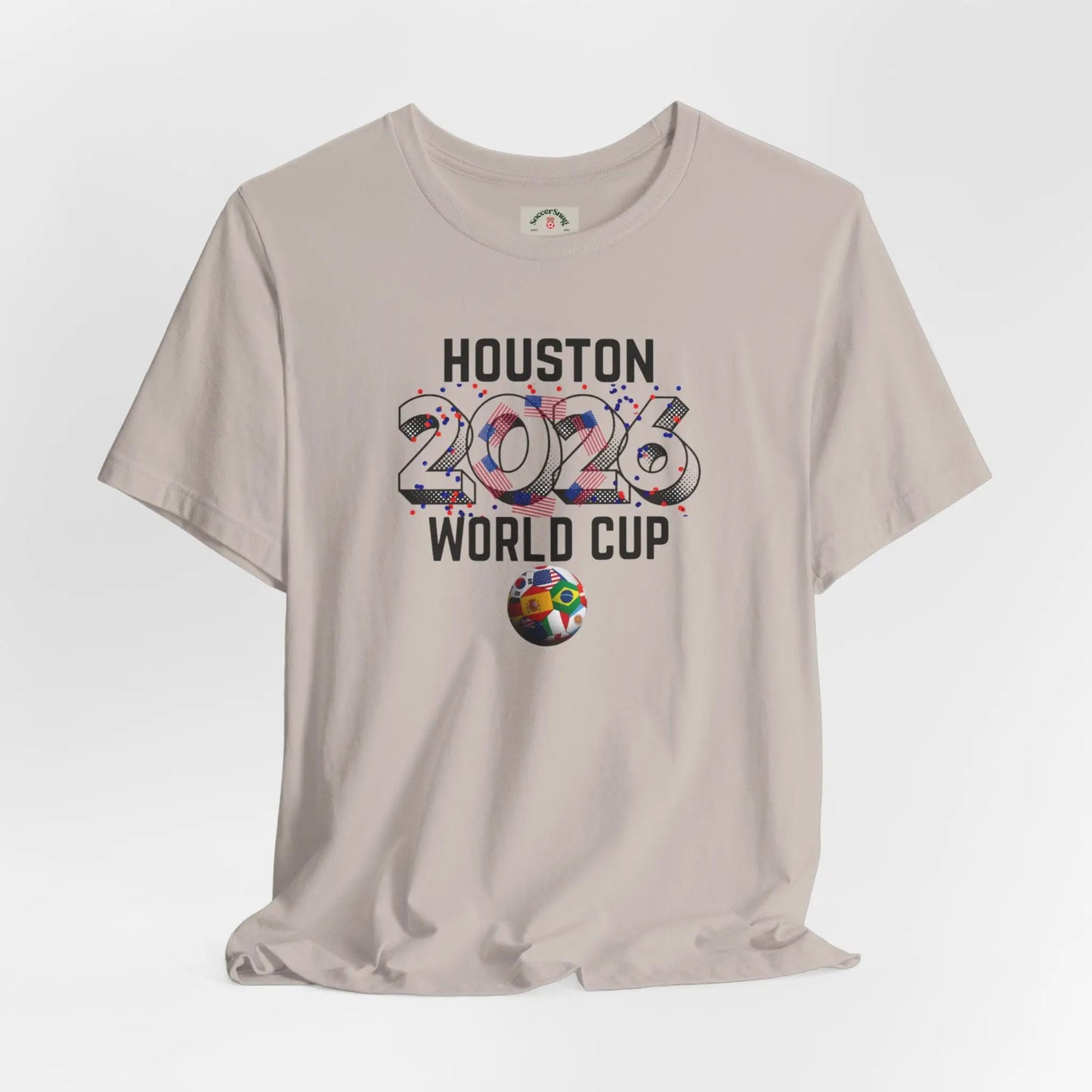 Houston World Cup 2026 Host Unisex Cotton Crew Tee by Printify