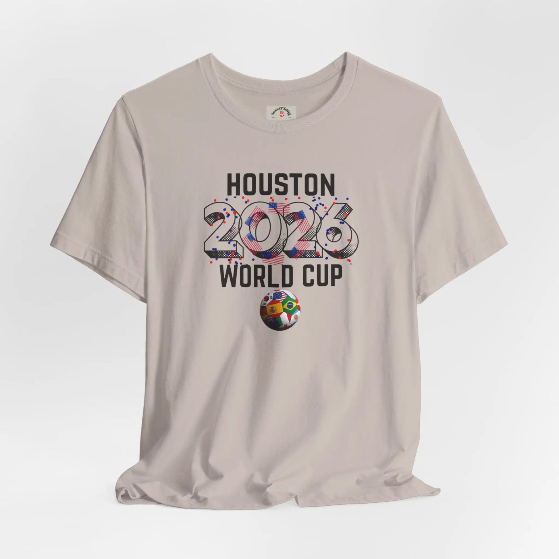 Houston World Cup 2026 Host Unisex Cotton Crew Tee by Printify