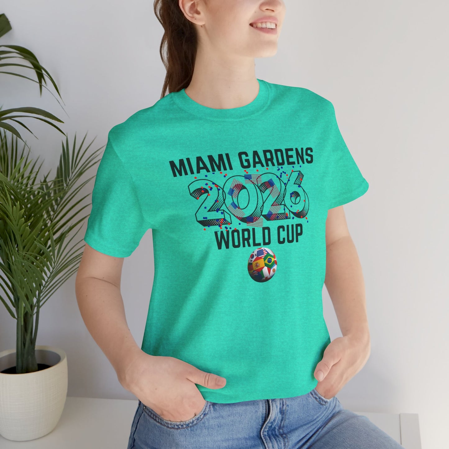 Miami Gardens World Cup Unisex Cotton Crew Tee