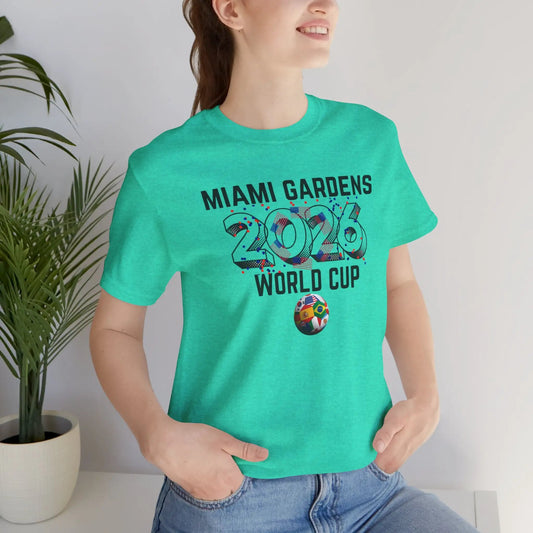 Miami Gardens World Cup Unisex Cotton Crew Tee by Printify