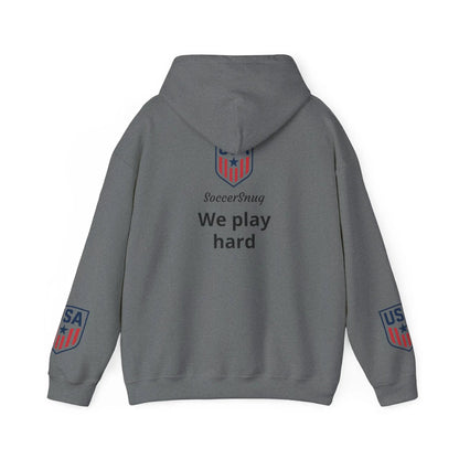 Customizable - SoccerSnug Heavy Blend Hoodie Unisex With Front Pocket Drawcord by Printify