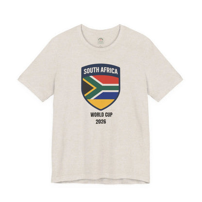 South Africa World Cup 2026 Unisex Cotton Crew Tee by Printify