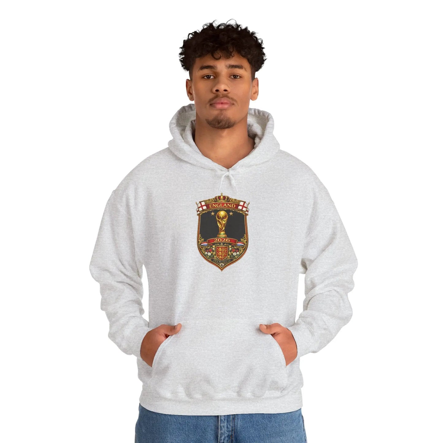 England World Cup Hooded Sweatshirt by Printify