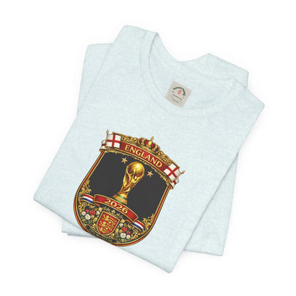 England World Cup 2026 Unisex Cotton Crew Tee by Printify