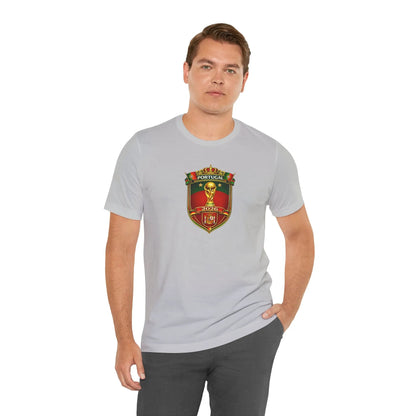 Portugal World Cup Soccer Crest Tee by Printify