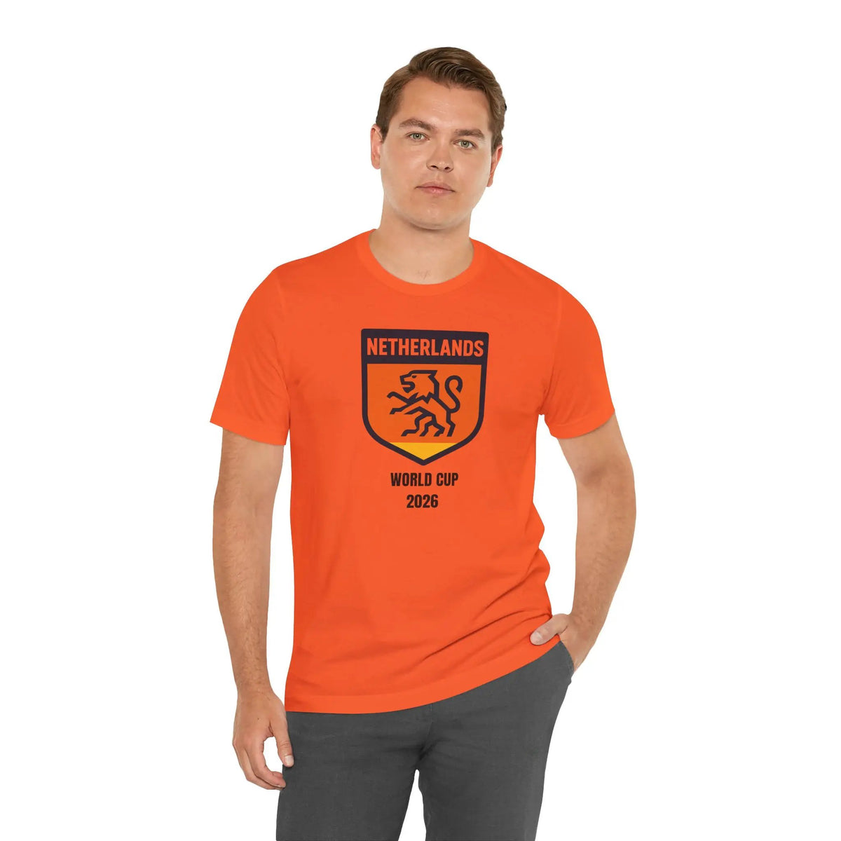 Netherlands World Cup 2026 Unisex Cotton Crew Tee by Printify