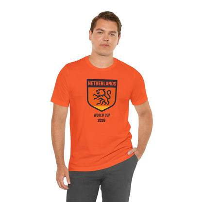 Netherlands World Cup 2026 Unisex Cotton Crew Tee by Printify