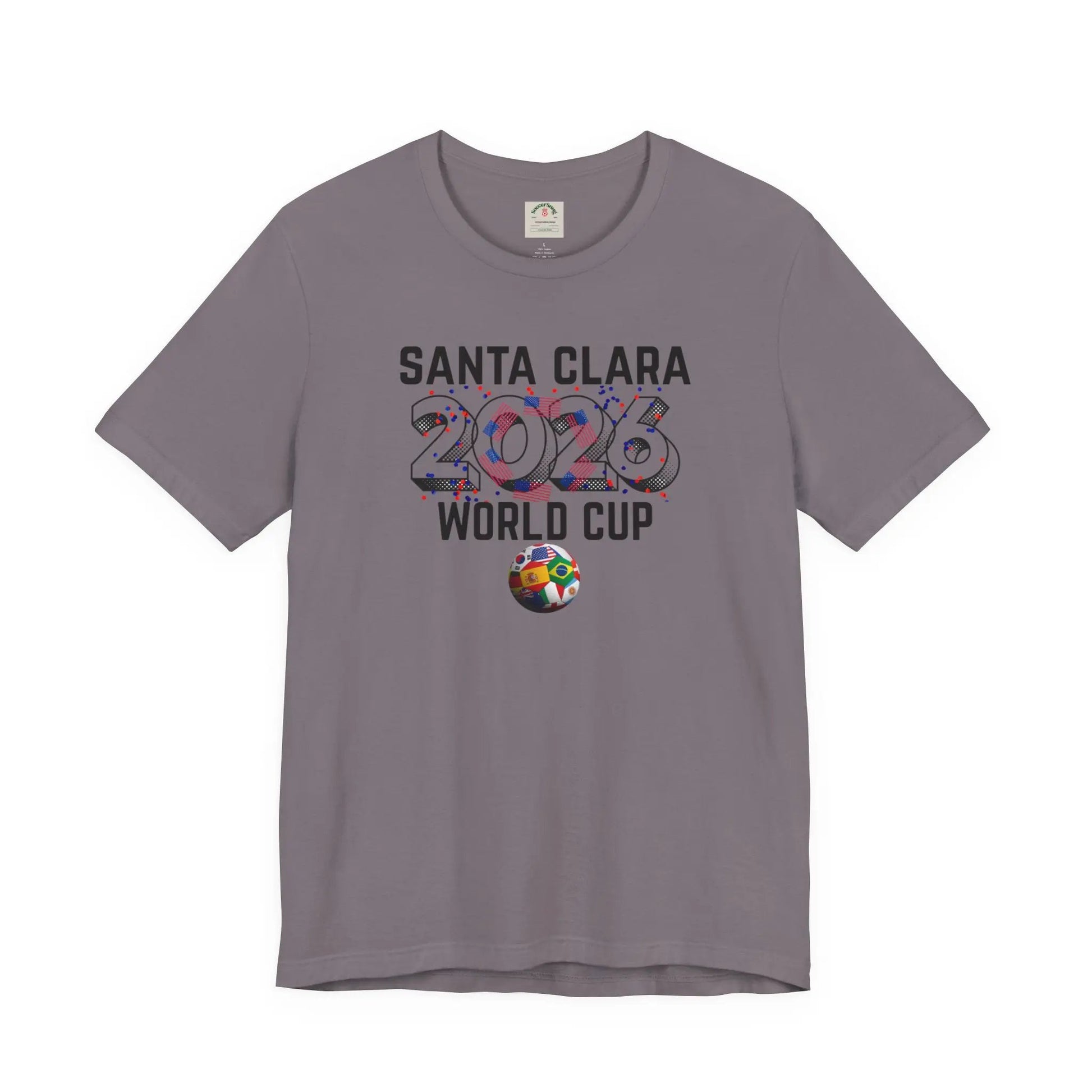 Santa Clare World Cup 2026 Unisex Cotton Crew Tee by Printify