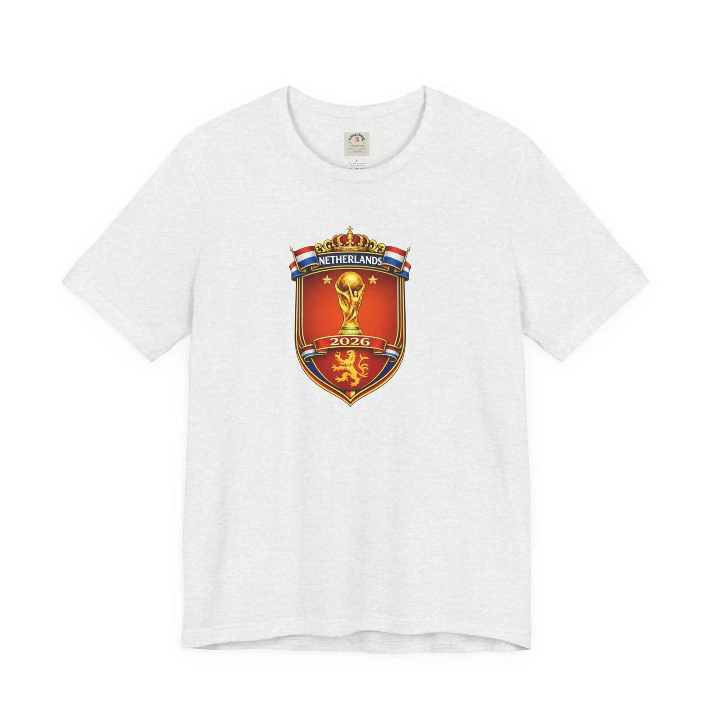 Netherlands World Cup 2026 Soccer Crest T-Shirt by Printify