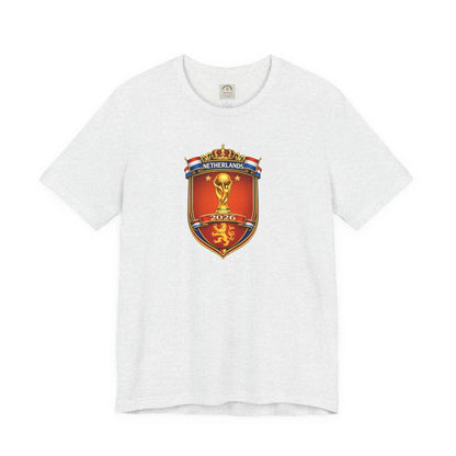 Netherlands World Cup 2026 Soccer Crest T-Shirt by Printify