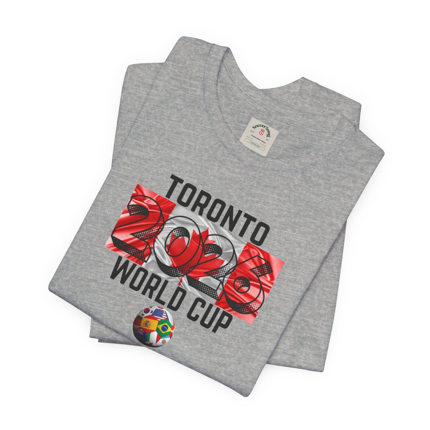 Toronto World Cup 2026 Host Unisex Cotton Crew Tee