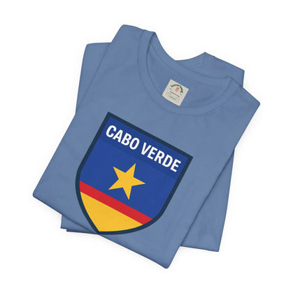 Cabo Verde Shield T‑Shirt — Cape Verde Pride Travel Tee by Printify