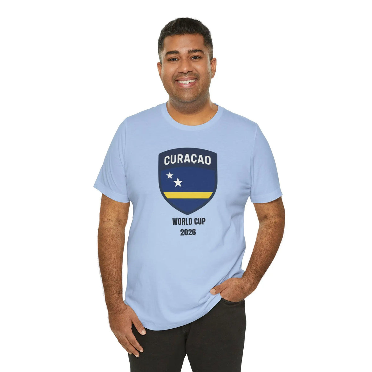 Curaçao World Cup 2026 Unisex Cotton Crew Tee by Printify