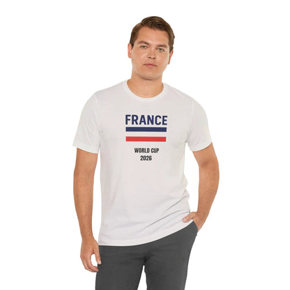 France World Cup 2026 Unisex Cotton Crew Tee by Printify