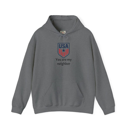 Gildan Heavy Blend Hoodie Unisex With Front Pocket Drawcord by Printify