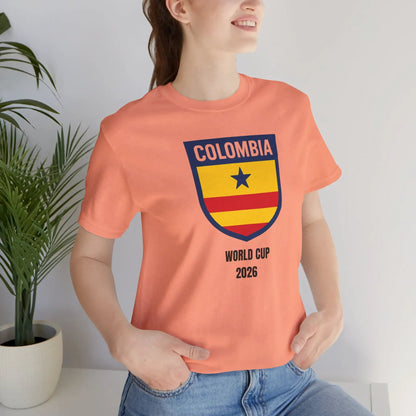 Columbia World Cup 2026 Unisex Cotton Crew Tee by Printify