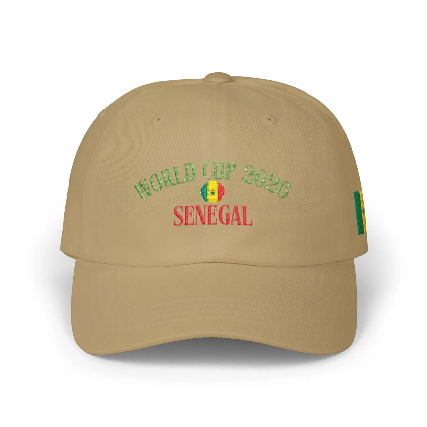 Senegal World Cup 2022 Dad Cap — Embroidered Football Fan Hat by Printify
