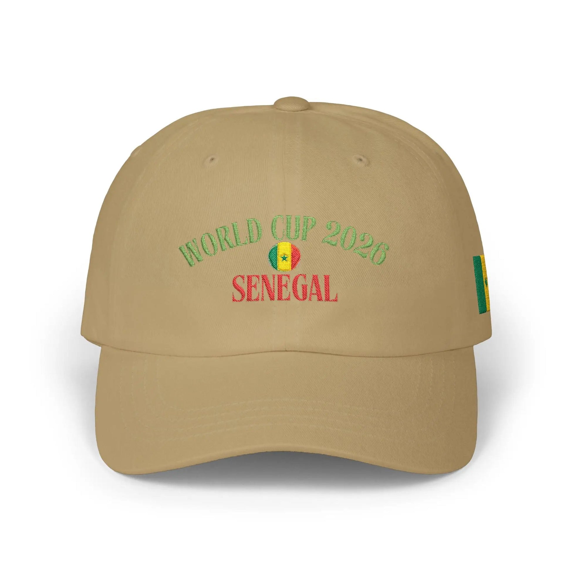 Senegal World Cup 2022 Dad Cap — Embroidered Football Fan Hat by Printify