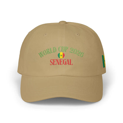 Senegal World Cup 2022 Dad Cap — Embroidered Football Fan Hat by Printify