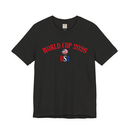 World Cup 2026 USA T-Shirt — Patriotic Soccer Tee