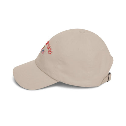 Classic Dad Cap World Cup 2026 USA Soccer Fan Hat With Precurved Visor by Printify