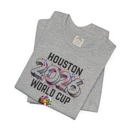 Houston World Cup 2026 Host Unisex Cotton Crew Tee by Printify
