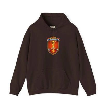 Netherland World Cup 2026 Crest Hoodie — Lion Shield Emblem Hooded Sweatshirt by Printify