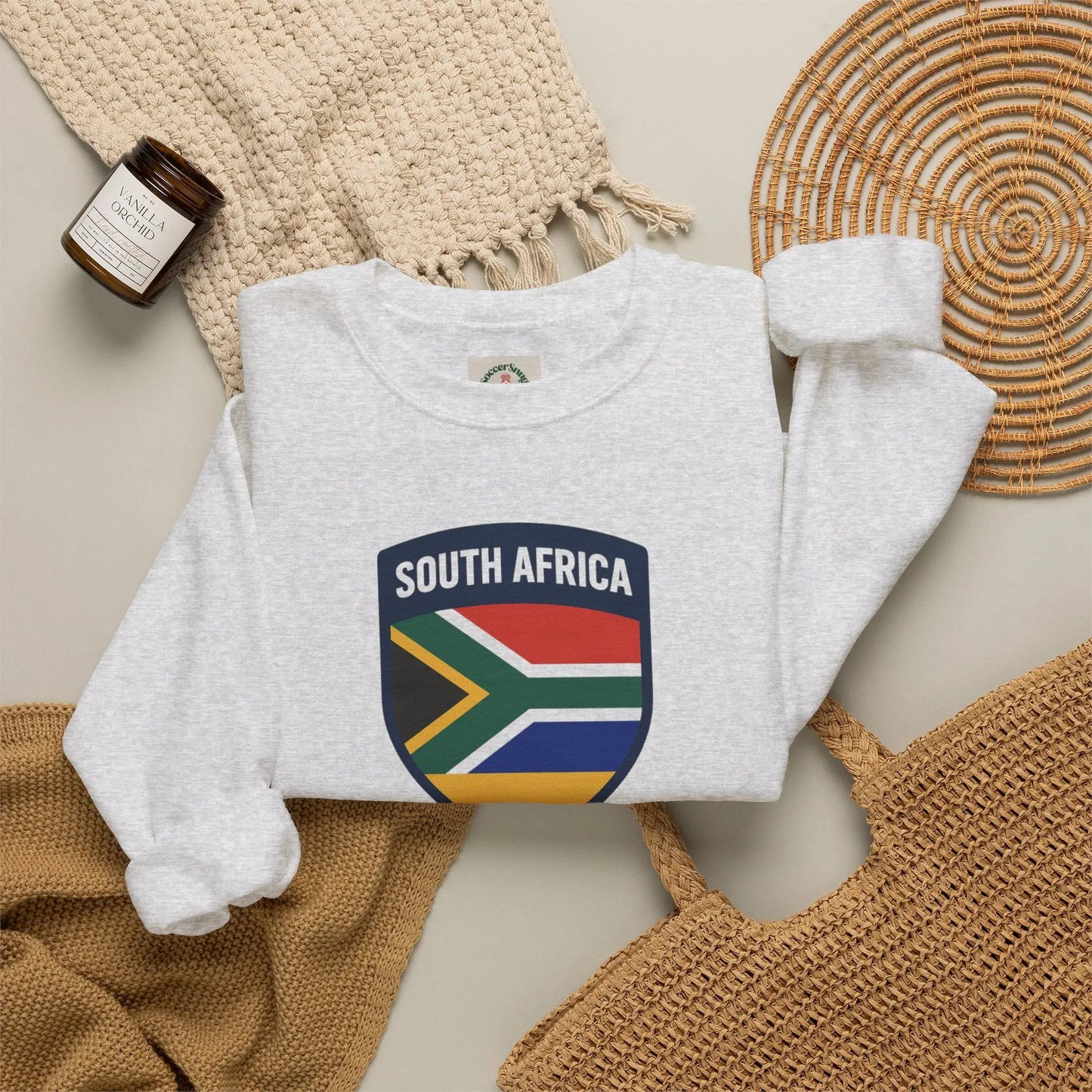 South Africa World Cup 2026 Unisex Heavy Blend™ Crewneck Sweatshirt by Printify