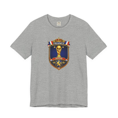 France World Cup 2026 Soccer Tee by Printify