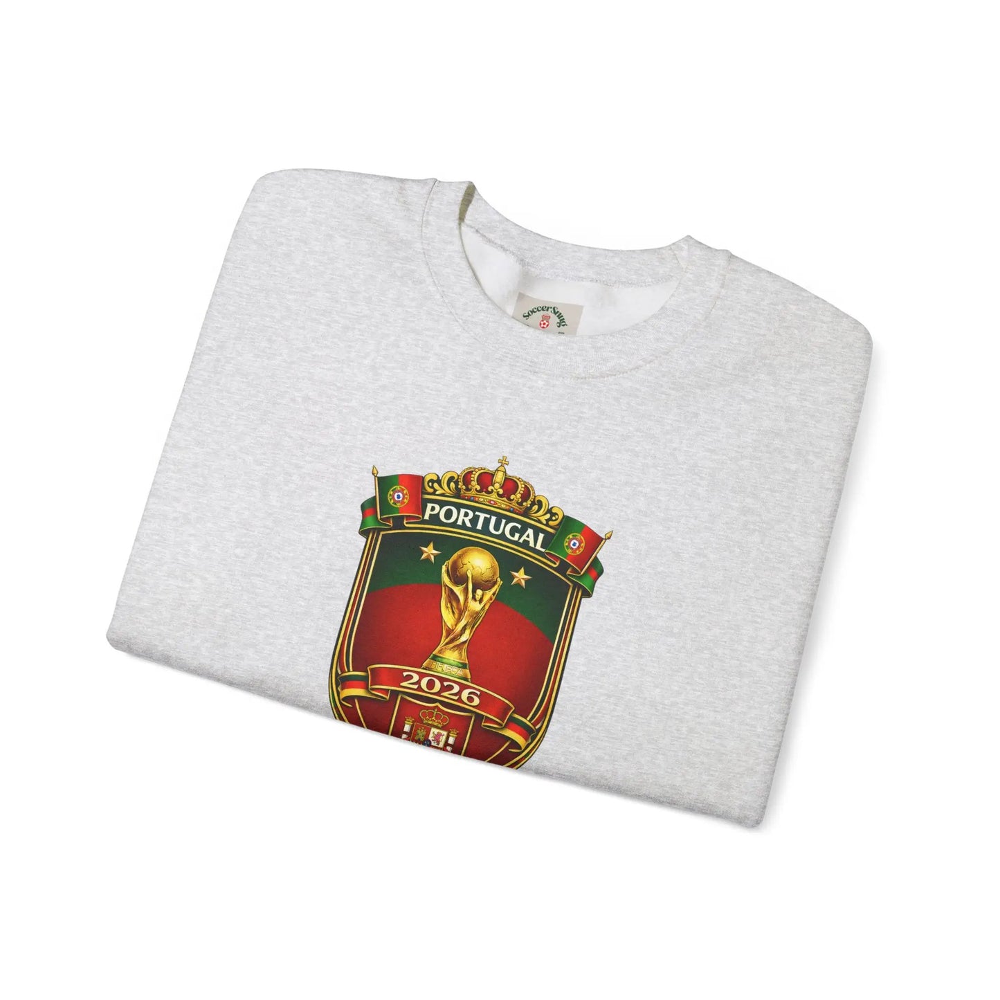 Portugal World Cup 2022 Crest Sweatshirt by Printify