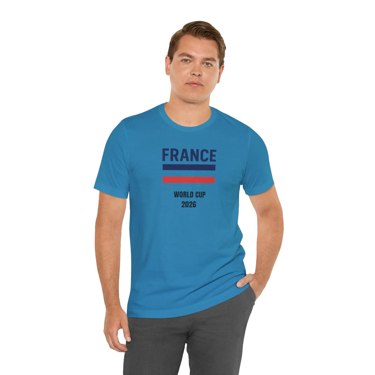 France World Cup 2026 Unisex Cotton Crew Tee by Printify