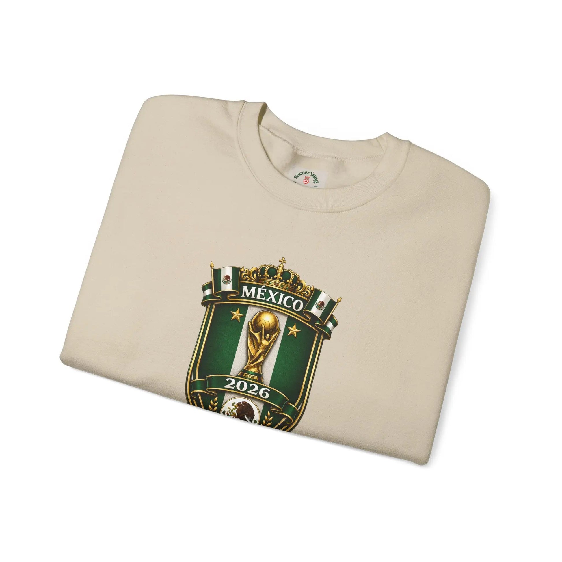 Mexico World Cup 2026 Crewneck Sweatshirt by Printify