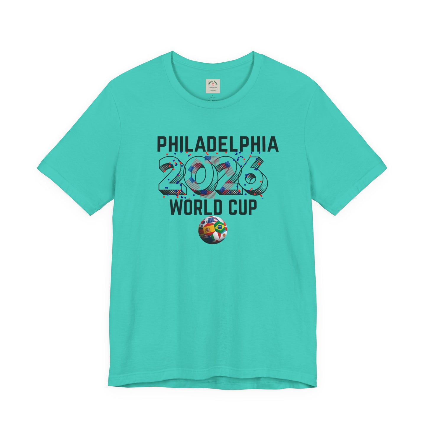 Philadelphia World Cup 2026 Unisex Streetwear Cotton Crew Tee