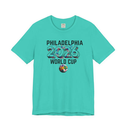 Philadelphia World Cup 2026 Unisex Streetwear Cotton Crew Tee