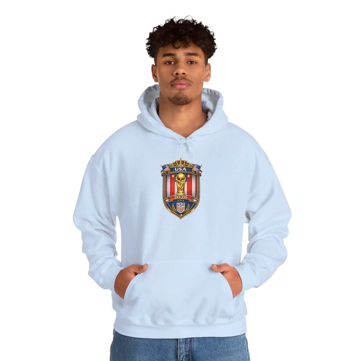 USA World Cup 2026 Hooded Sweatshirt by Printify