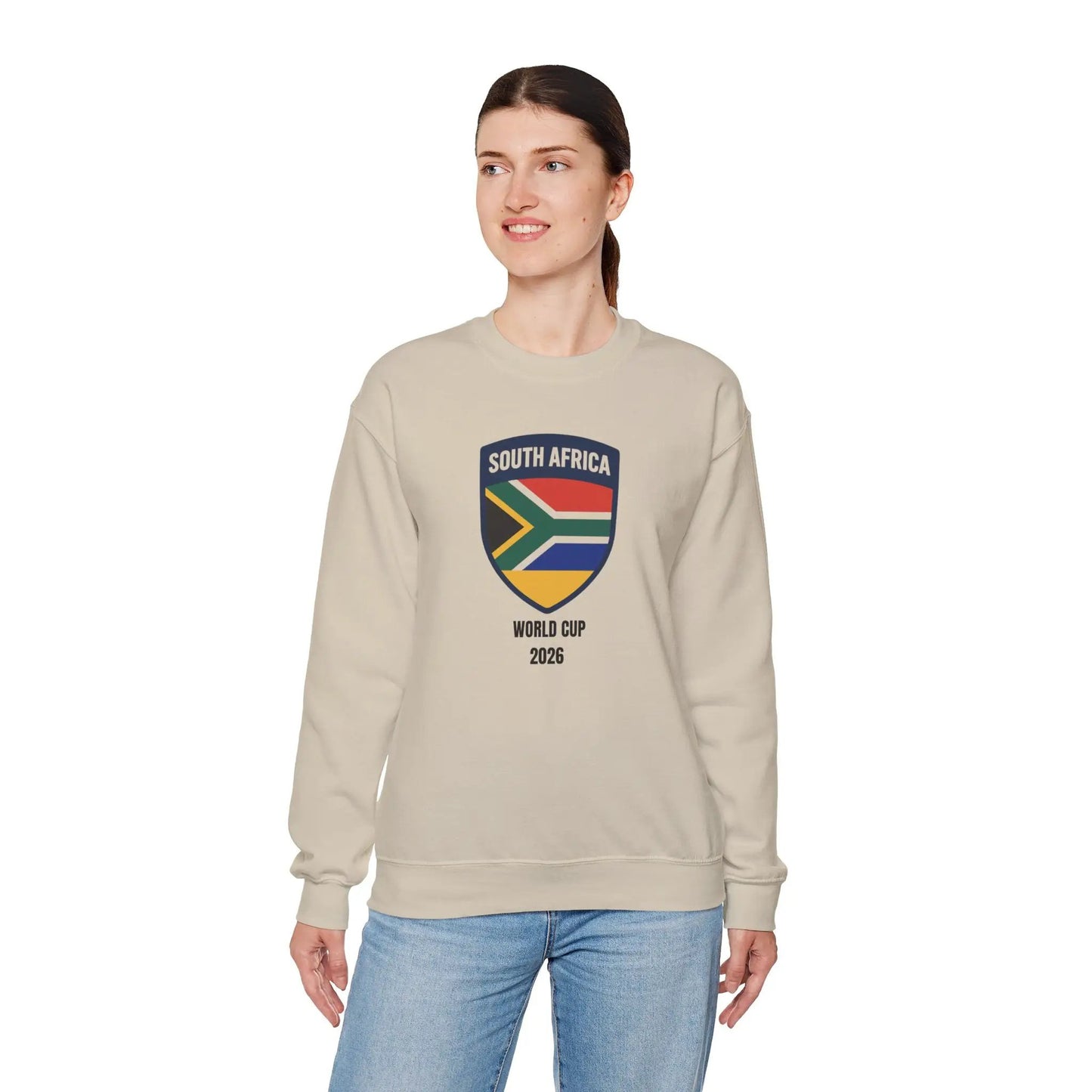 South Africa World Cup 2026 Unisex Heavy Blend™ Crewneck Sweatshirt by Printify