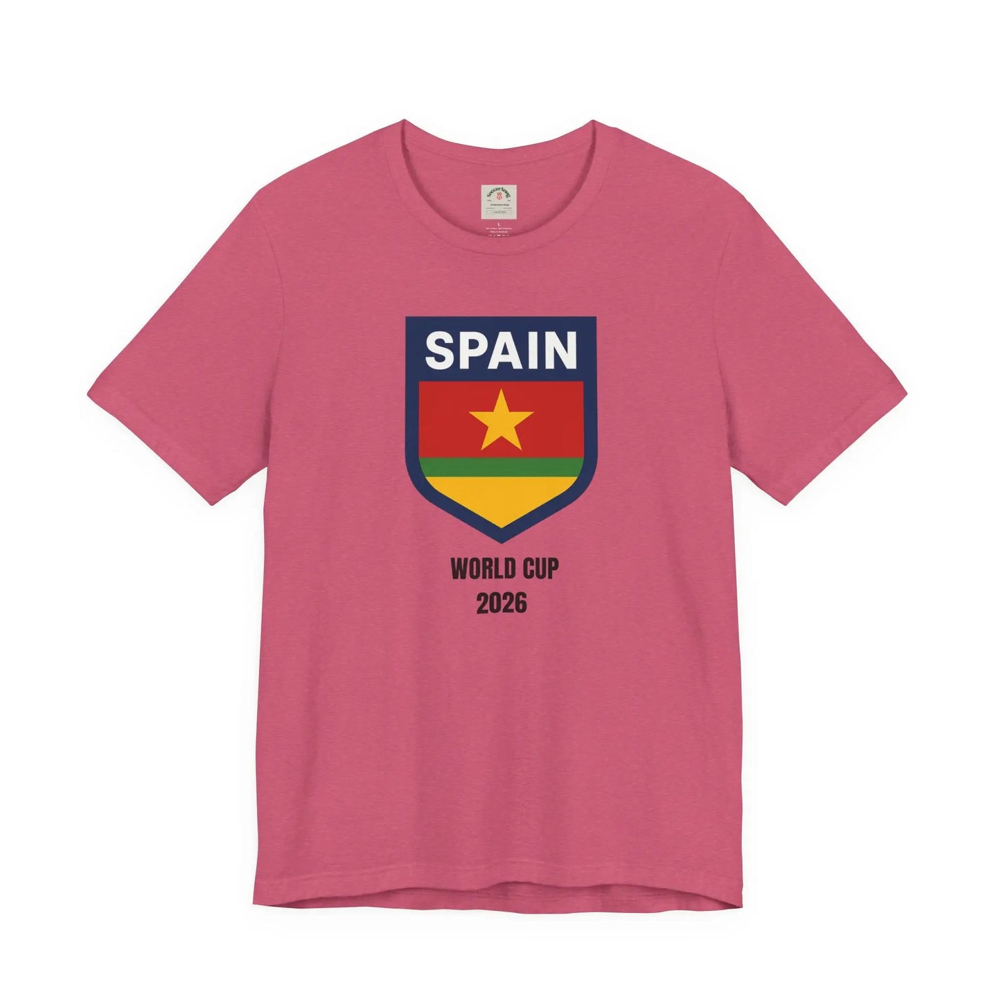Spain World Cup 2026 Unisex Cotton Crew Tee by Printify