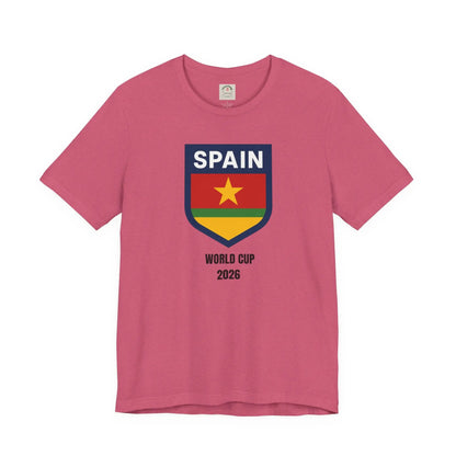 Spain World Cup 2026 Unisex Cotton Crew Tee by Printify