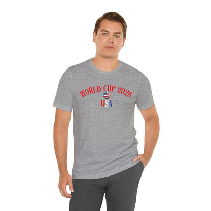 World Cup 2026 USA T-Shirt — Patriotic Soccer Tee by Printify