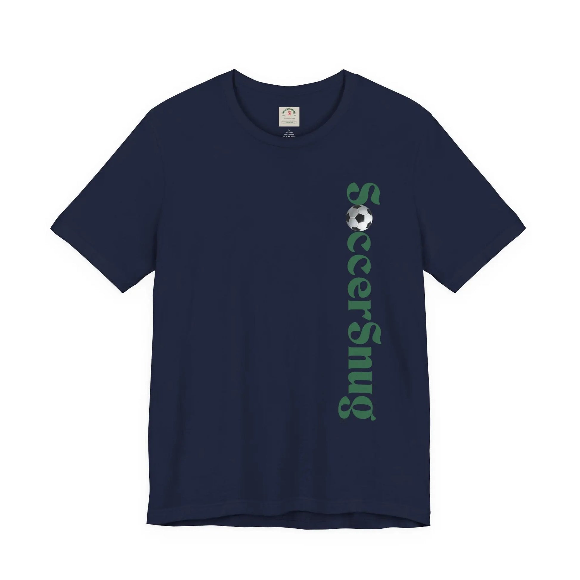 SoccerSnug Unisex Soccer Jersey Short Sleeve Tee by Printify