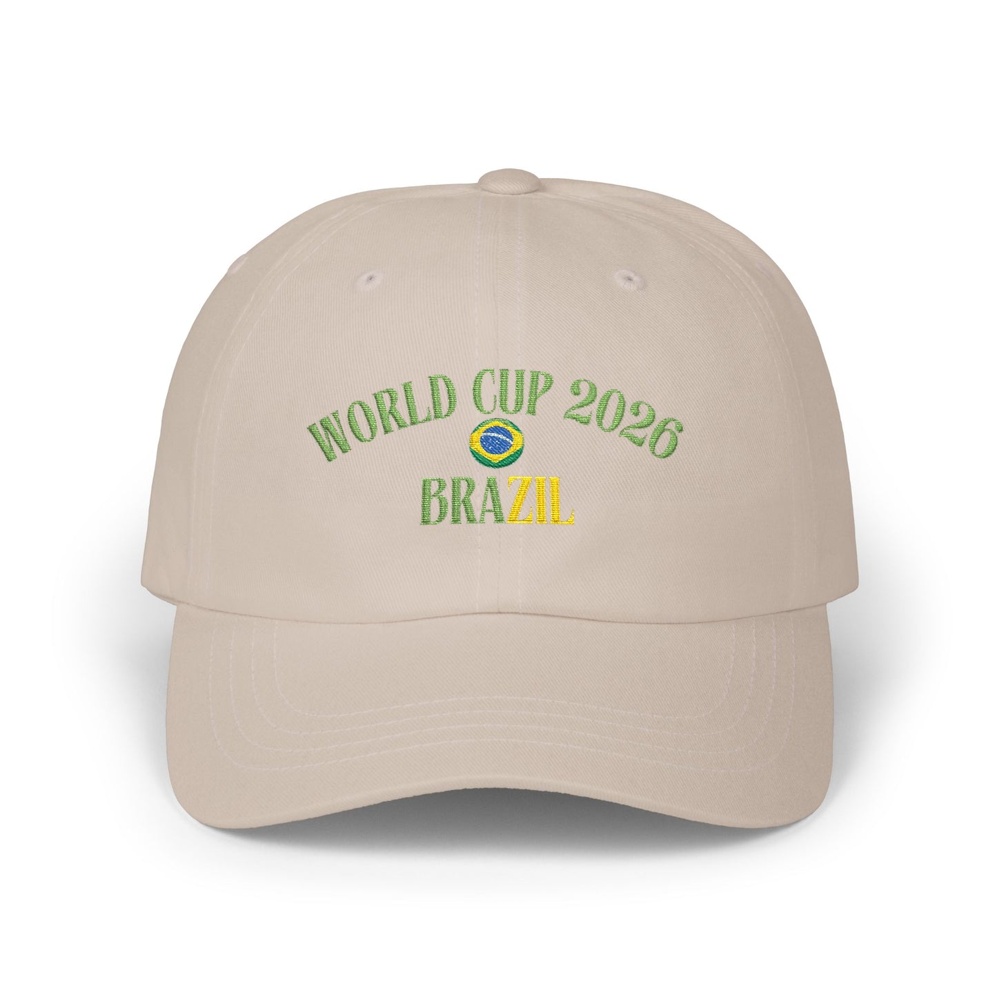 World Cup 2026 Brazil Dad Cap – Embroidered Soccer Fan Hat